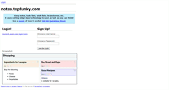 Desktop Screenshot of notes.topfunky.com